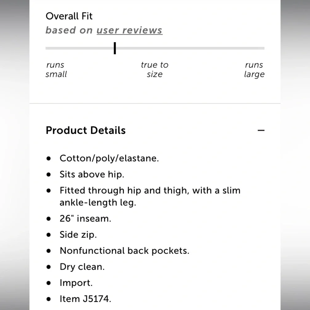 Jcrew factory Winnie pant - Picture 2 of 5